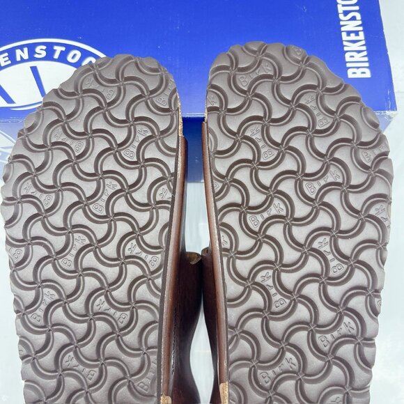 Birkenstock Milano Leather Sandals Vintage Roast Leather Mens EU 44 US 11-11.5 R - Picture 8 of 10